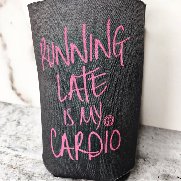 Girlie Girl Originals Can Koozie Running Late - Picture 2 of 3